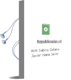 Descargar AudioLibro Republicoplas cd de Witt Sabina / Galiana Javier / Viana Javier año 1990